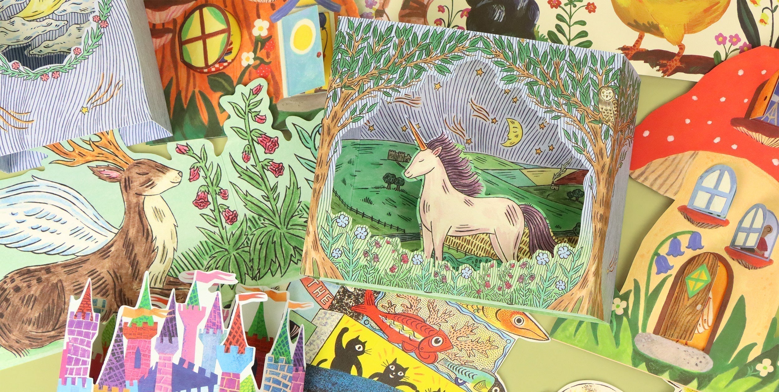 Five Artists, Five Imagined Worlds