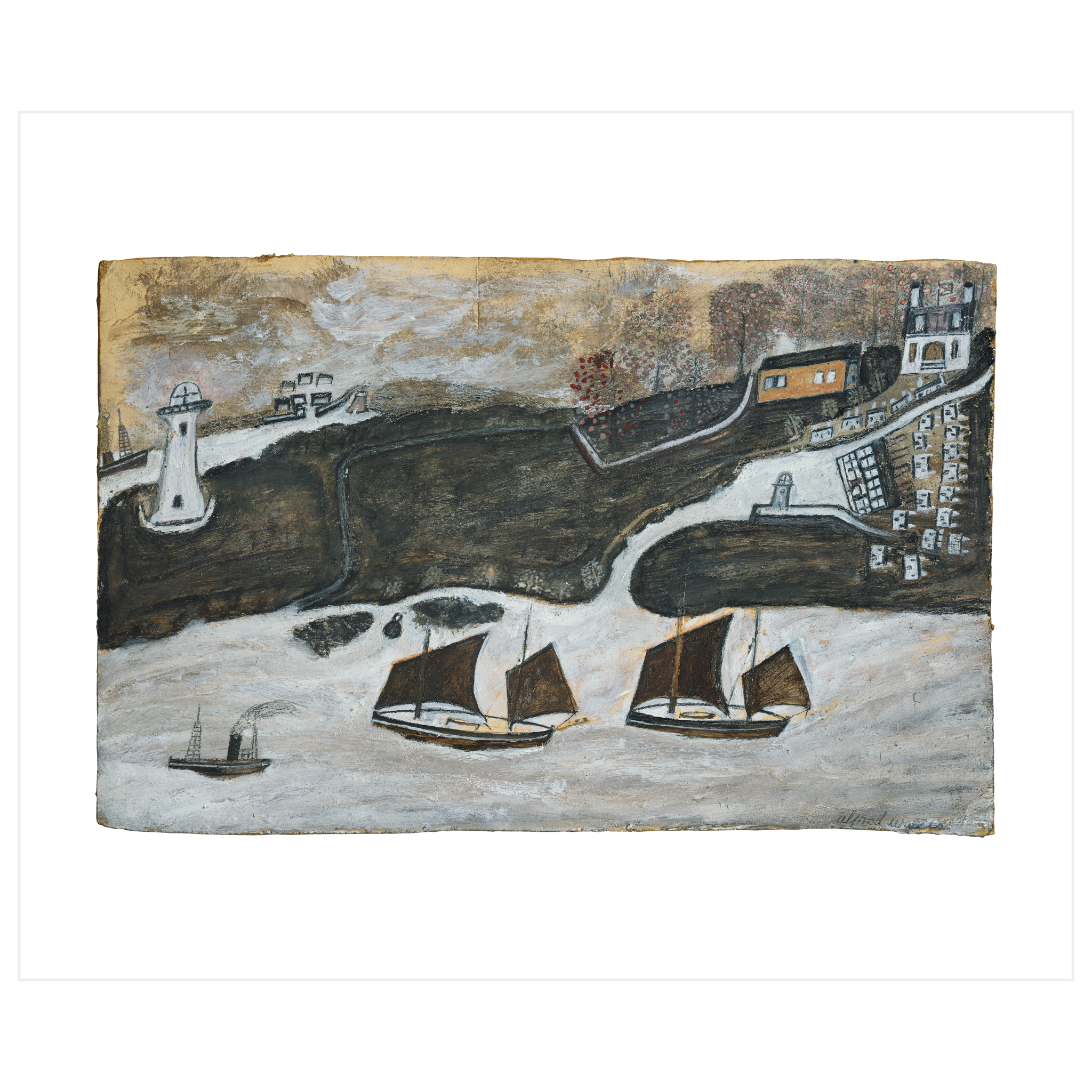 Two Ships and a Steamer