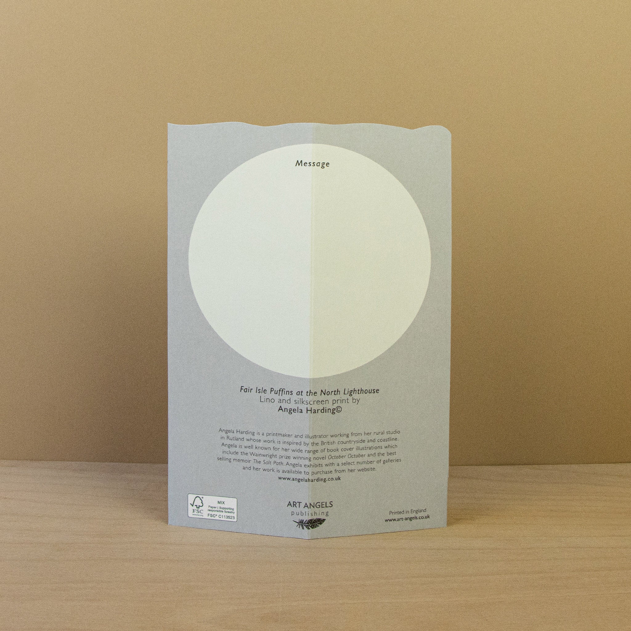 Faire Isle Puffins Die Cut