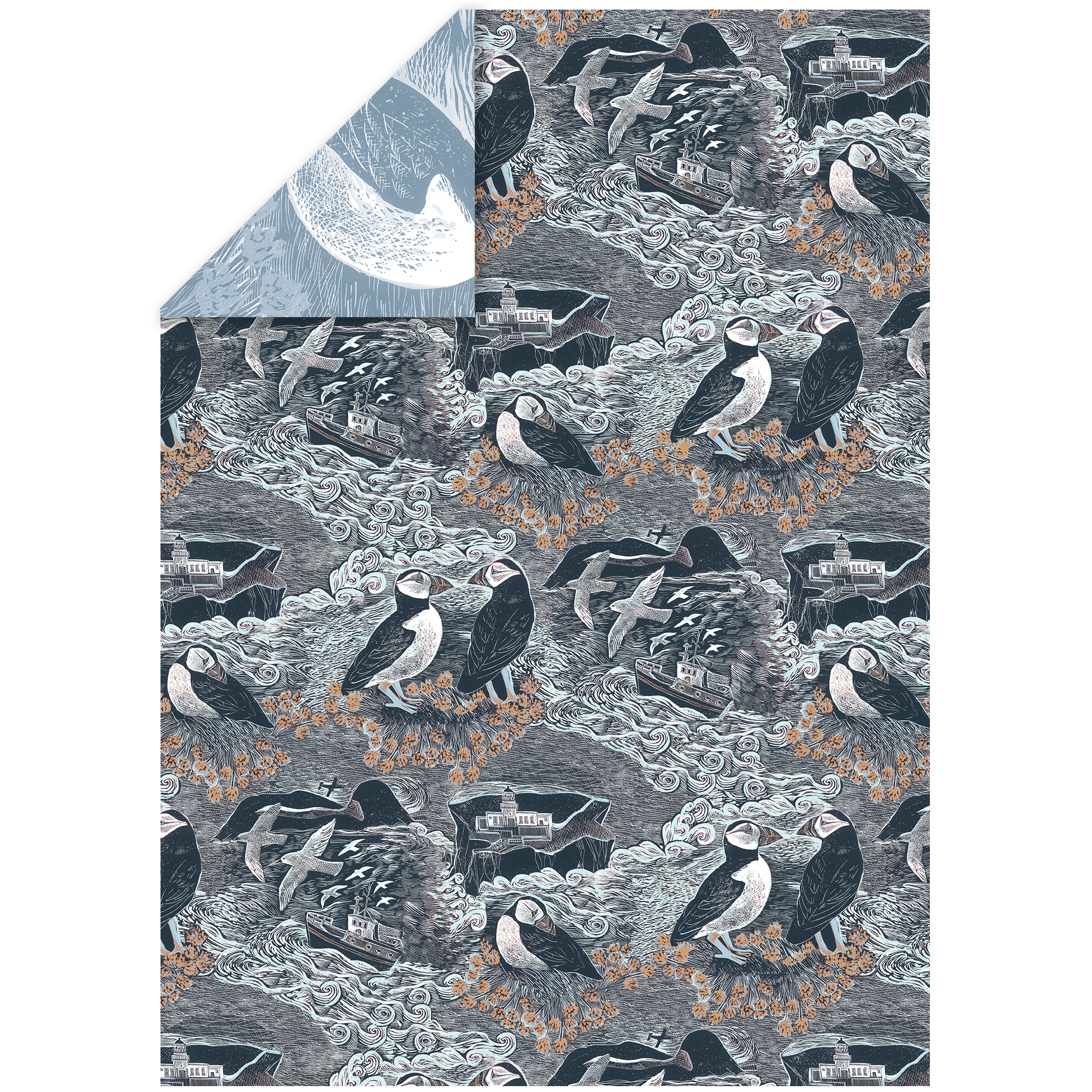 Fair Isle Puffins at the North Lighthouse