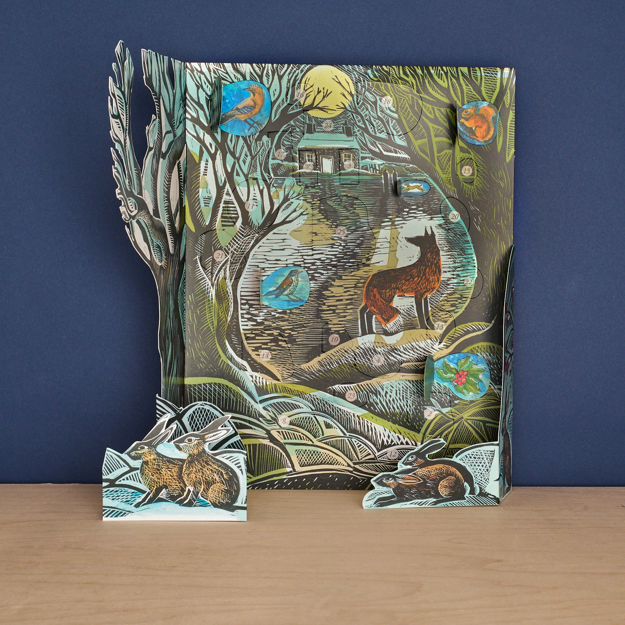 Midnight Fox Advent Calendar by Angela Harding – Art Angels