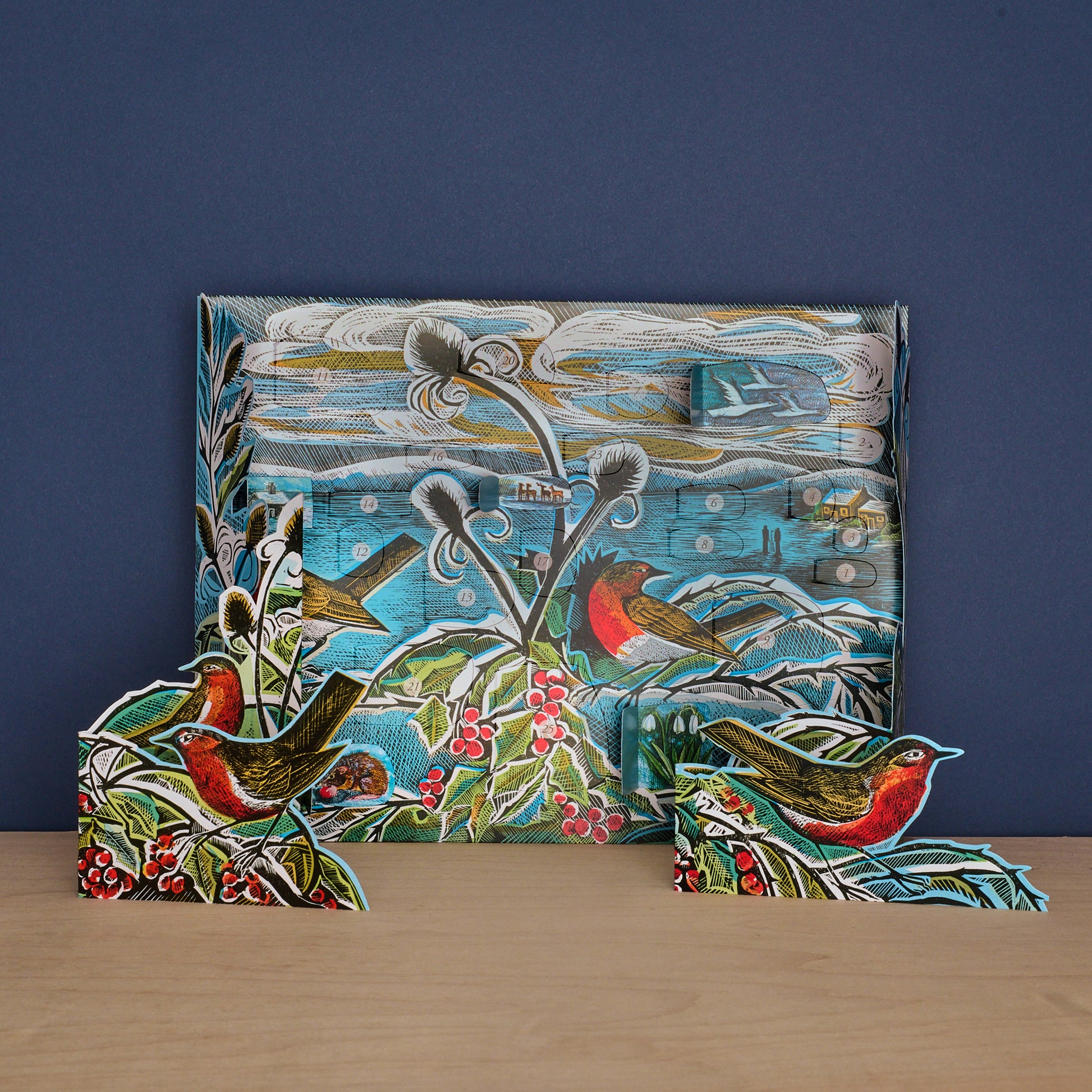 Mid Winter Robin Advent Calendar