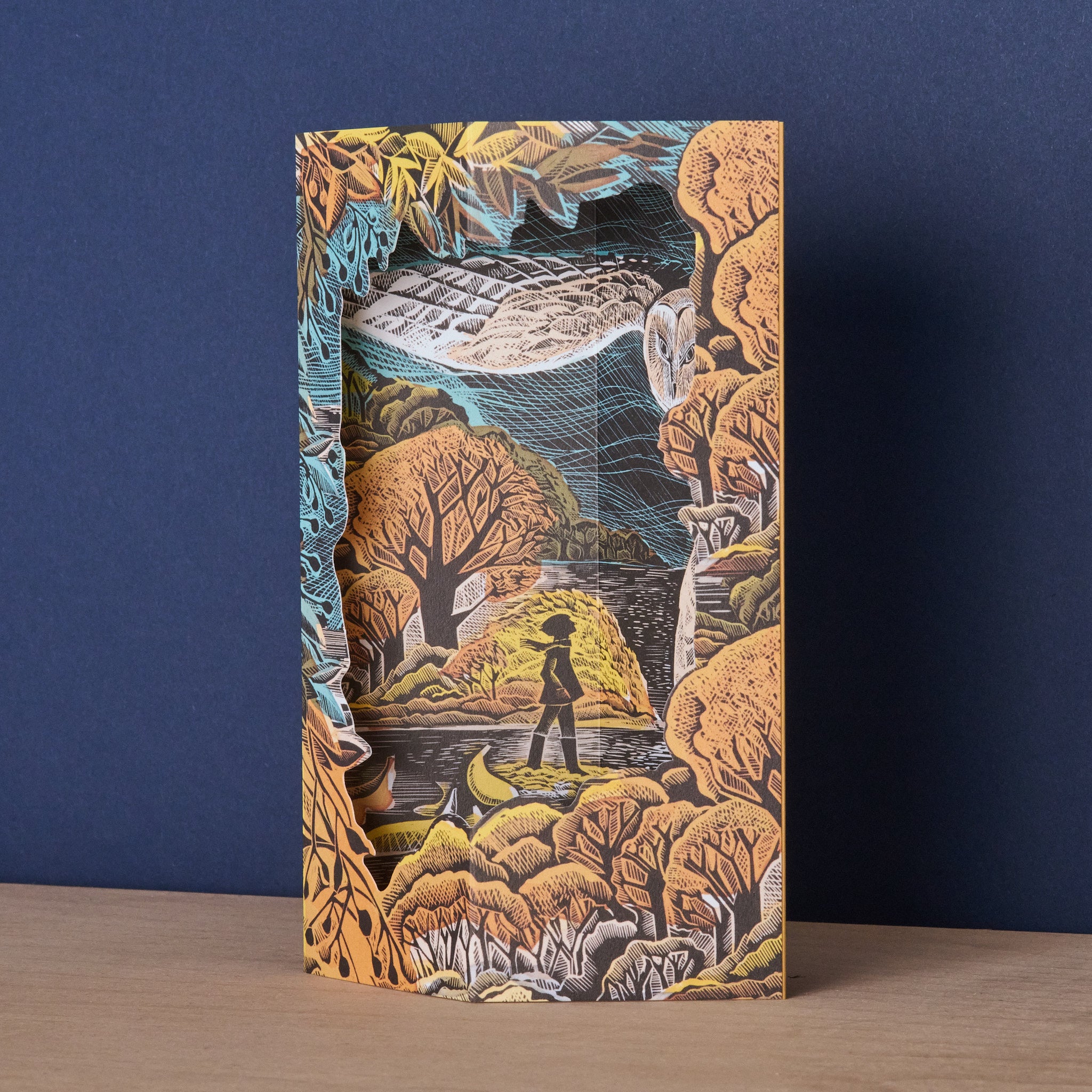 October Owl  Die-Cut