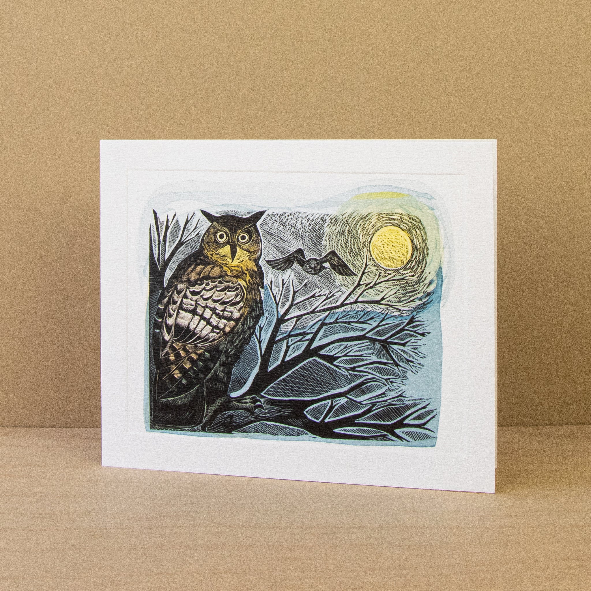 Owl And Moon