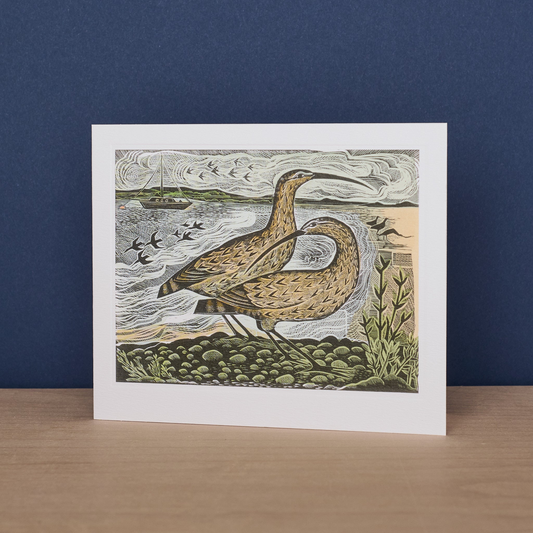 Two Curlews On The Deben