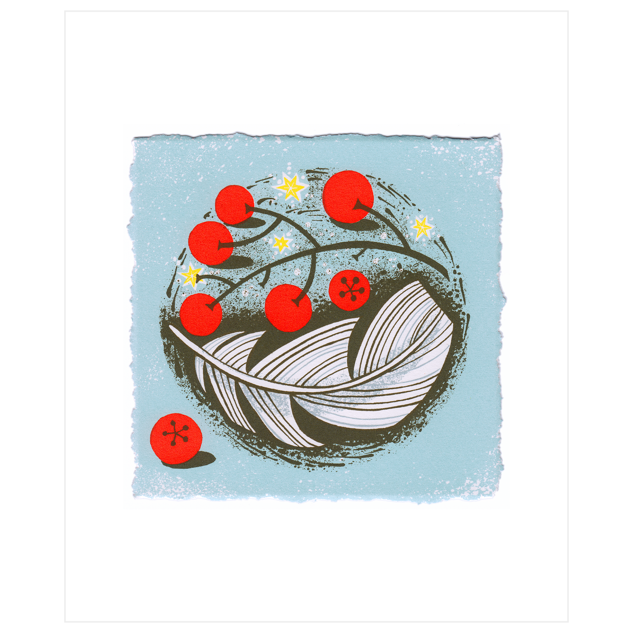 Berries And Feather