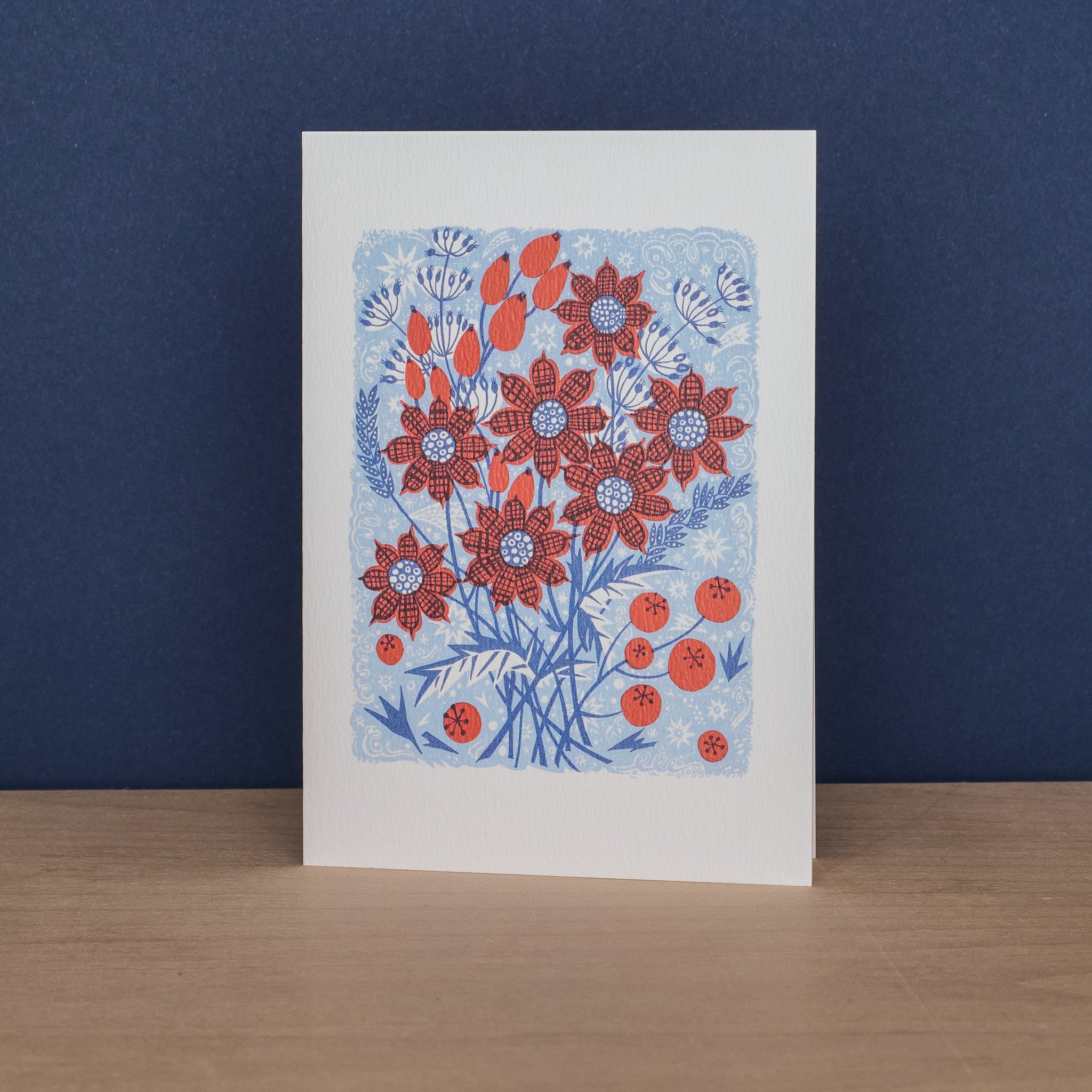 Frost Flowers and Sea Holly