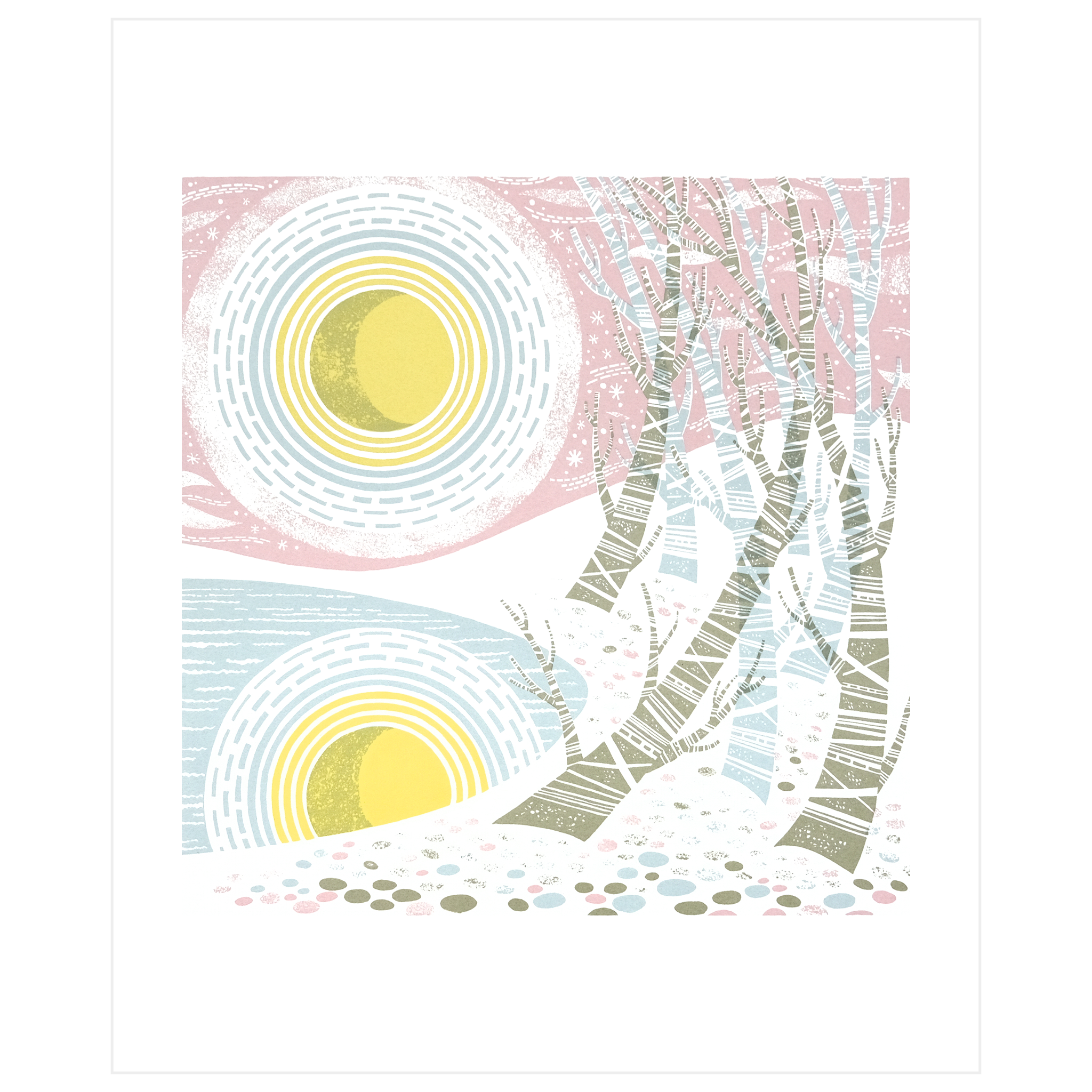 The Moon & Trees