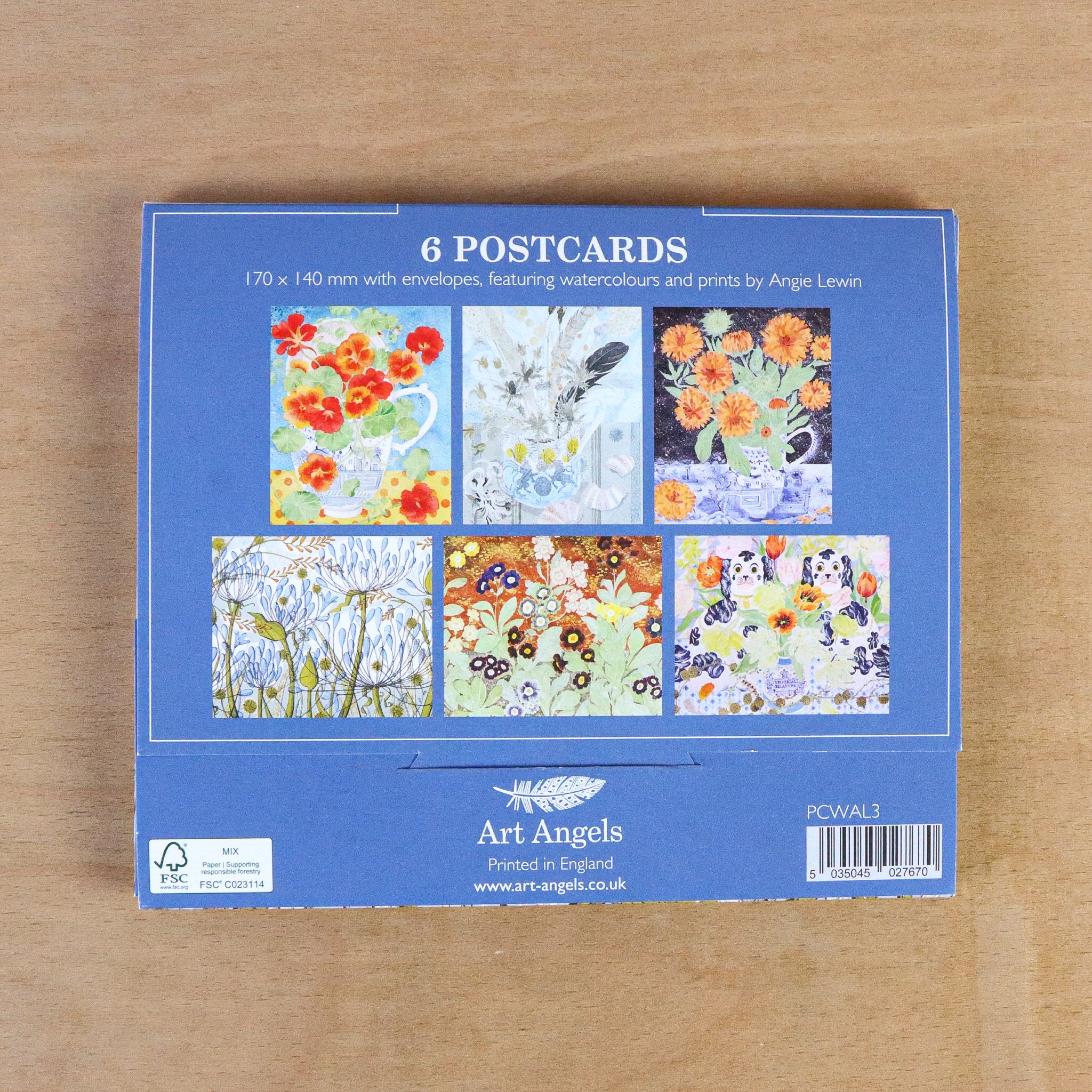 Garden Flowers Postcard Wallet