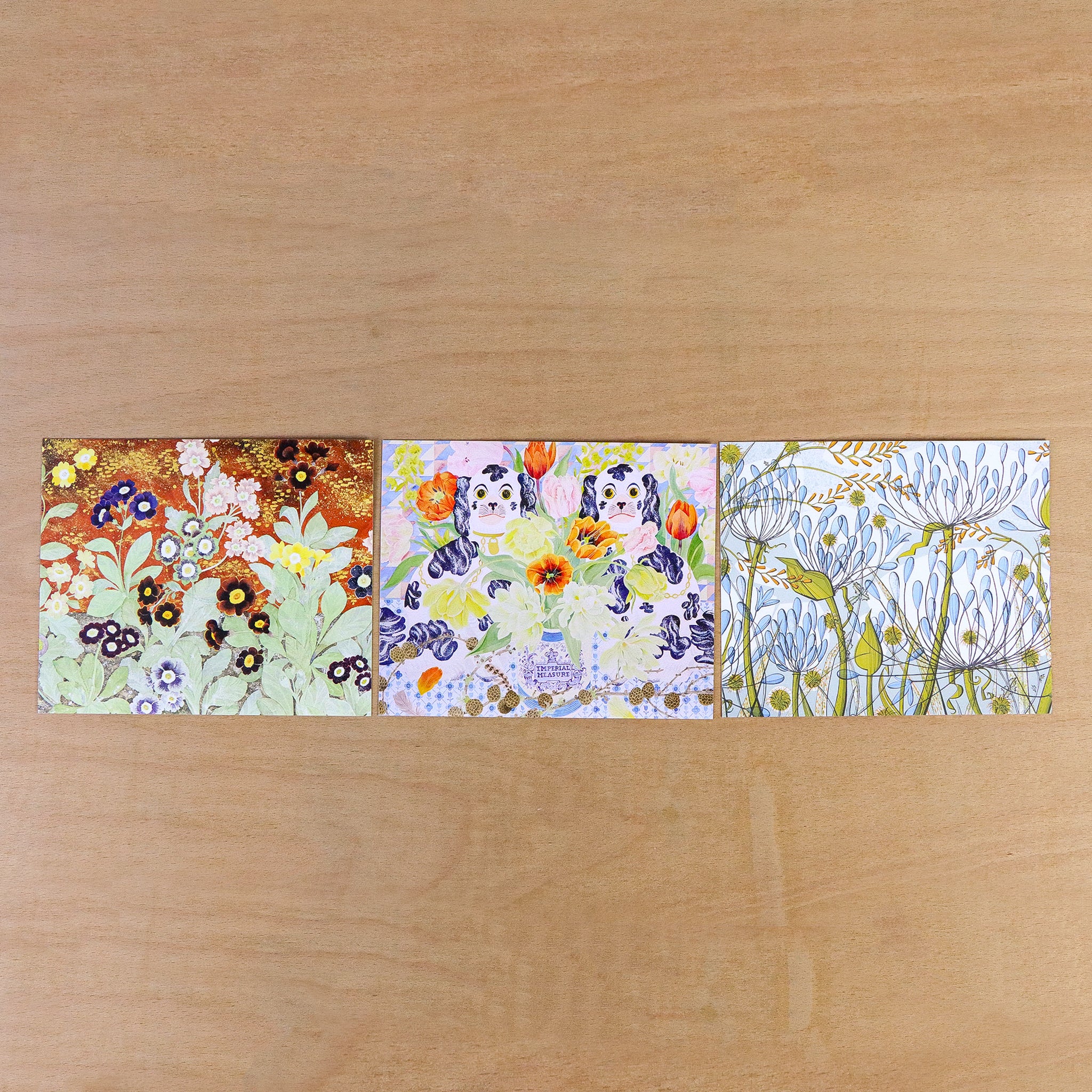 Garden Flowers Postcard Wallet