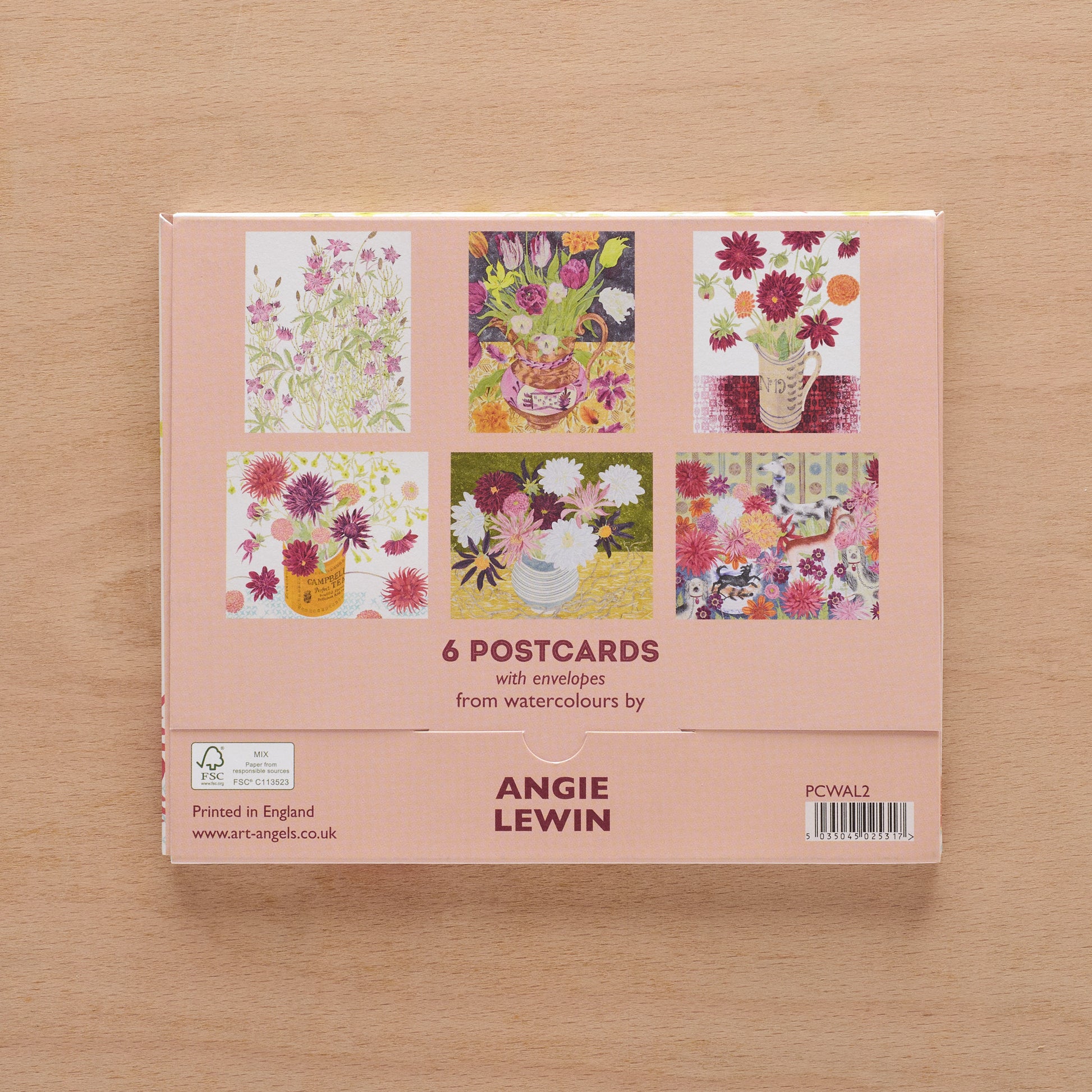 Watercolour Postcard Wallet