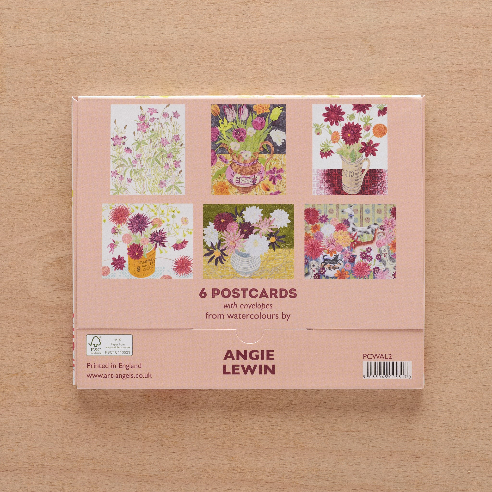 Watercolour Postcard Wallet