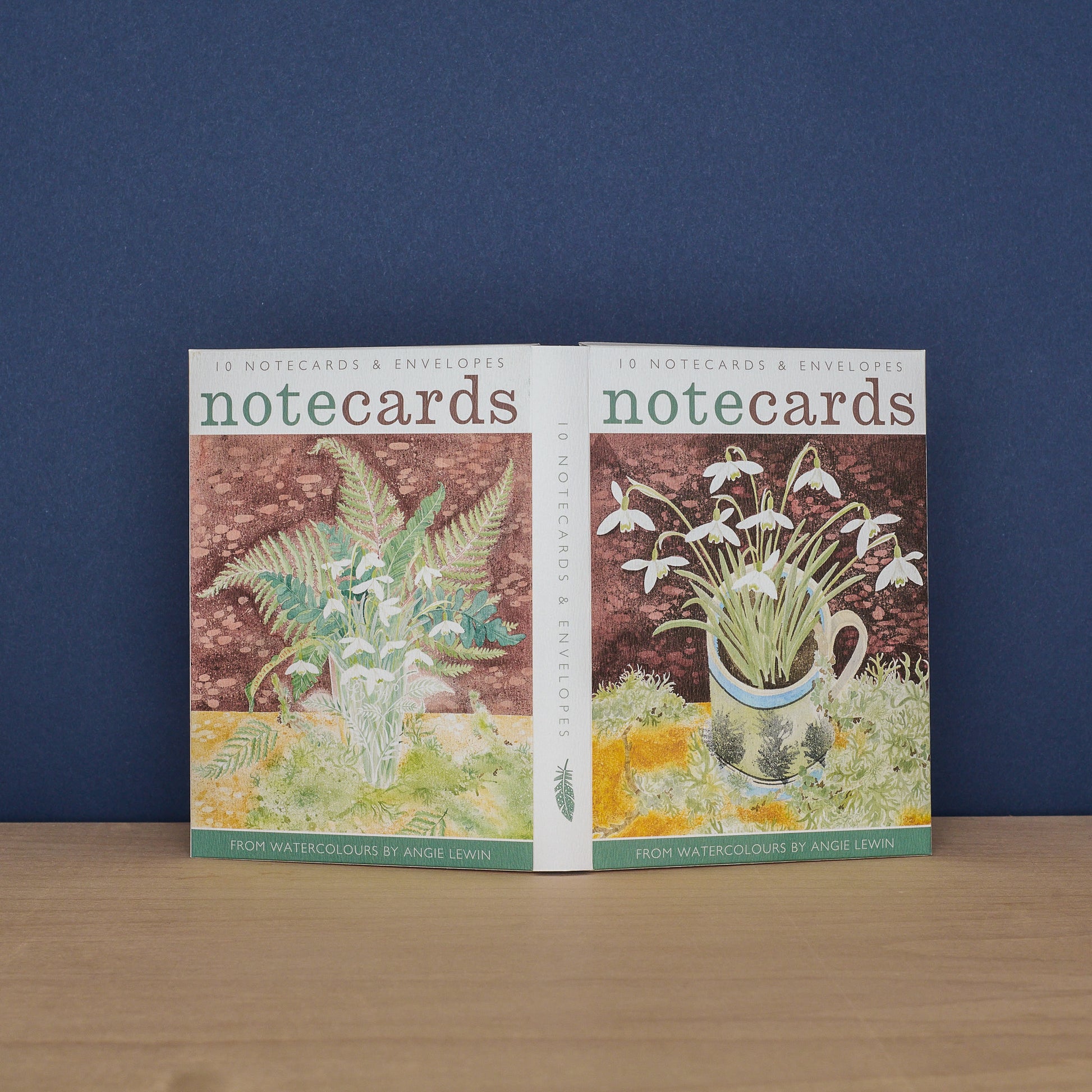 Snowdrops and Ferns and Snowdrops and Lichen