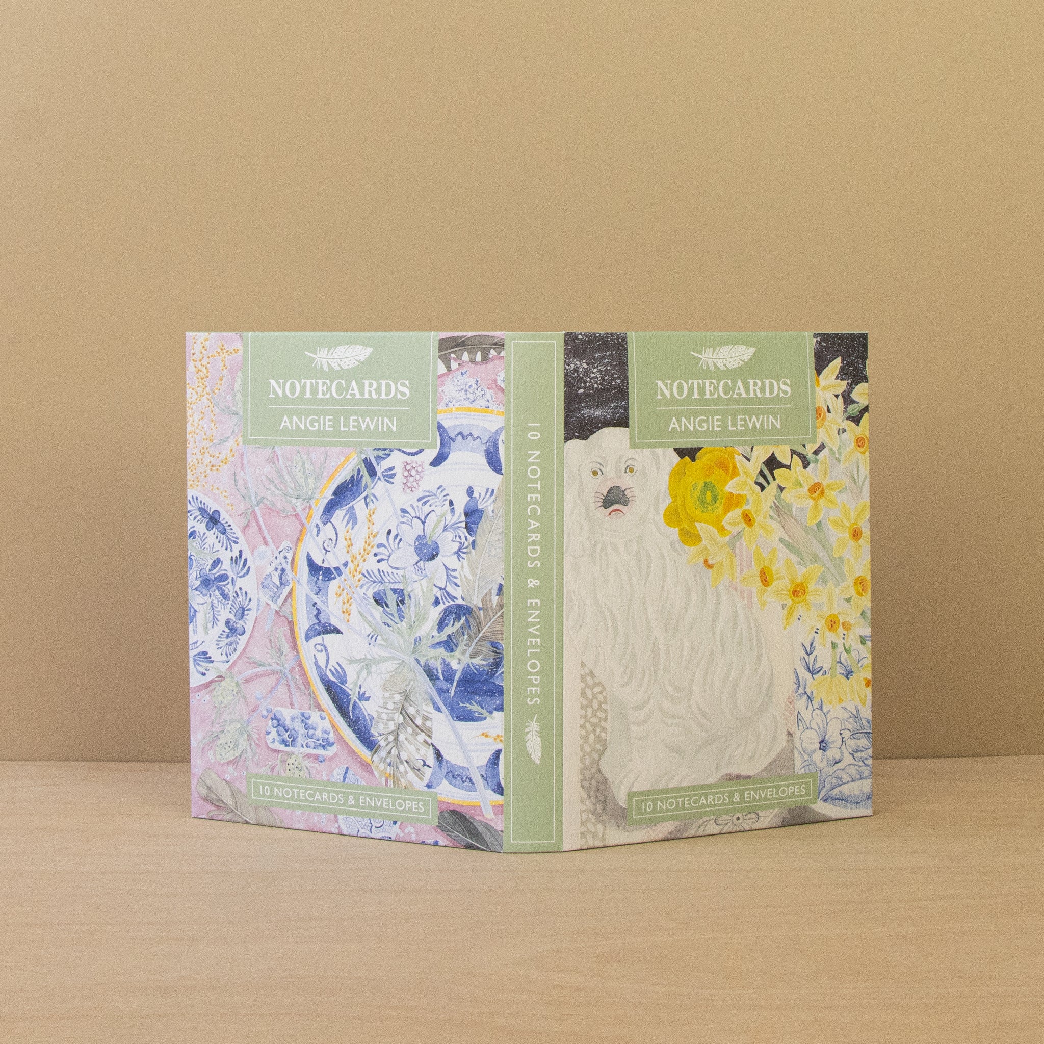 Spey Spring with China Dog & Delft Blue with Sea Holly and Feathers