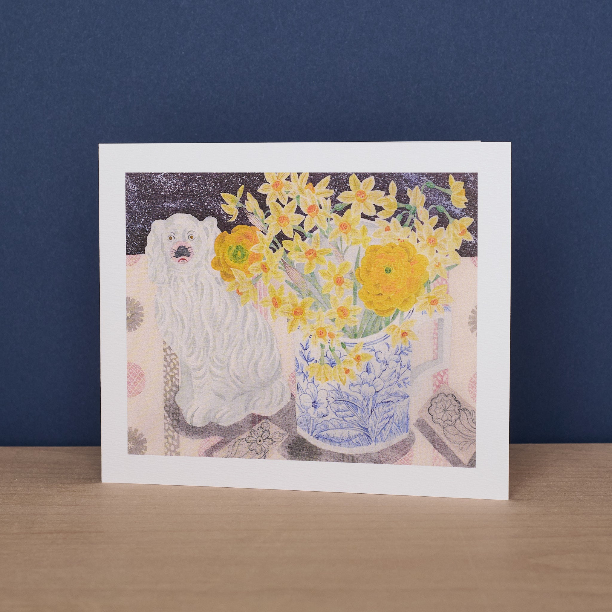 Spey Spring With White Dog