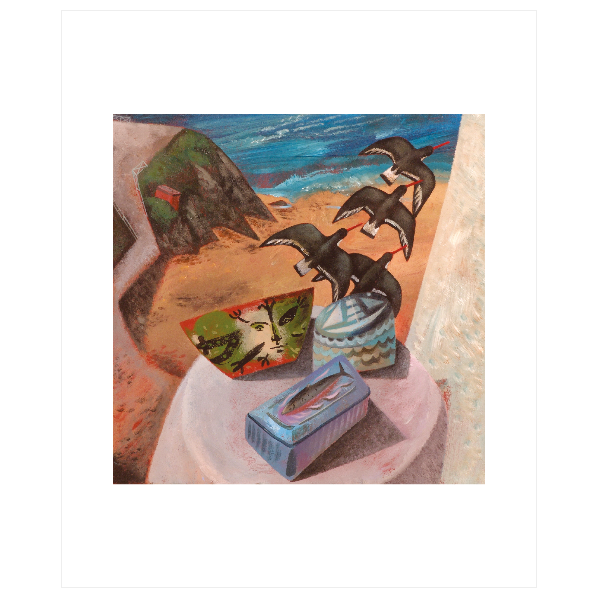 Oystercatchers and Still Life at Aberporth