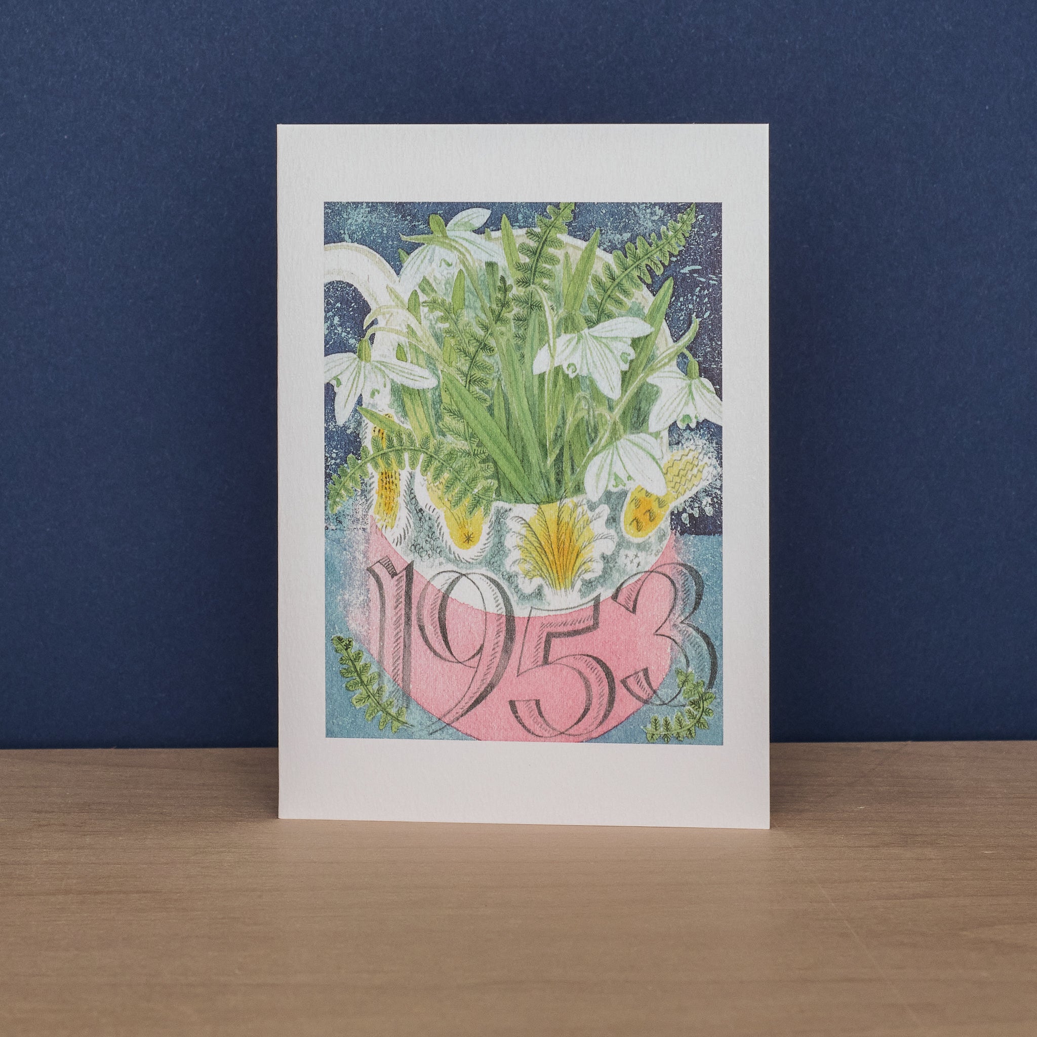 February Coronation Mug & 1953 Coronation Mug and Snowdrops