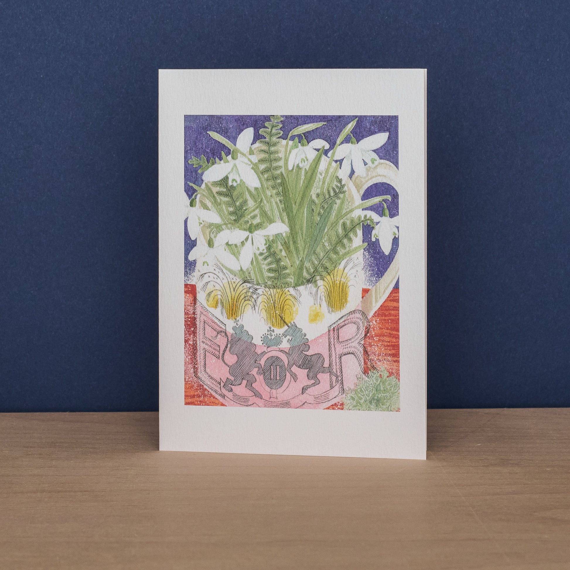 February Coronation Mug & 1953 Coronation Mug and Snowdrops