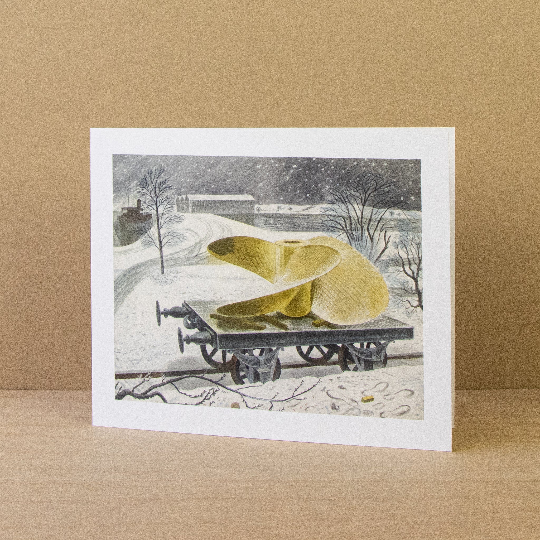 Ship's Screw on a Railway Truck by Eric Ravilious – Art Angels