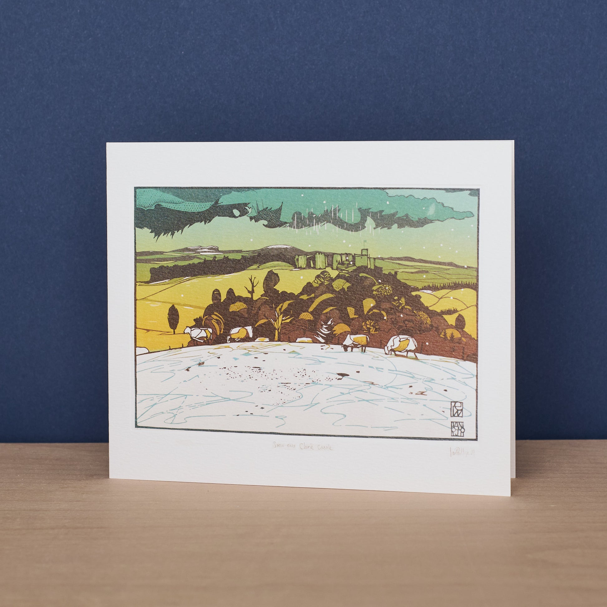 Snow Over Chirk Castle