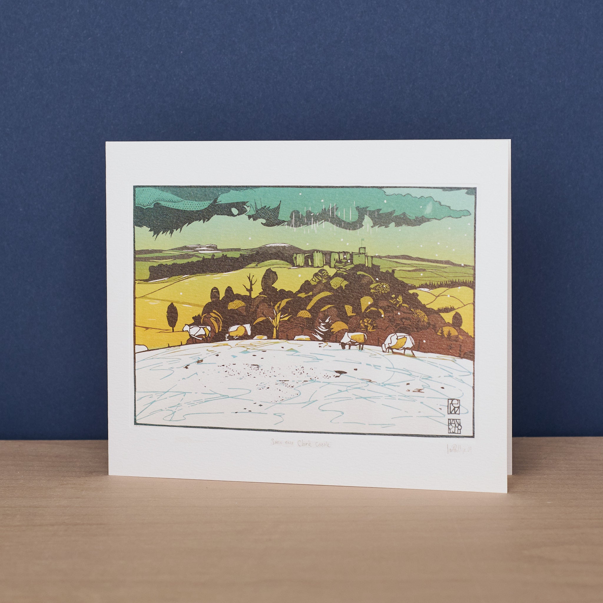 Snow Over Chirk Castle