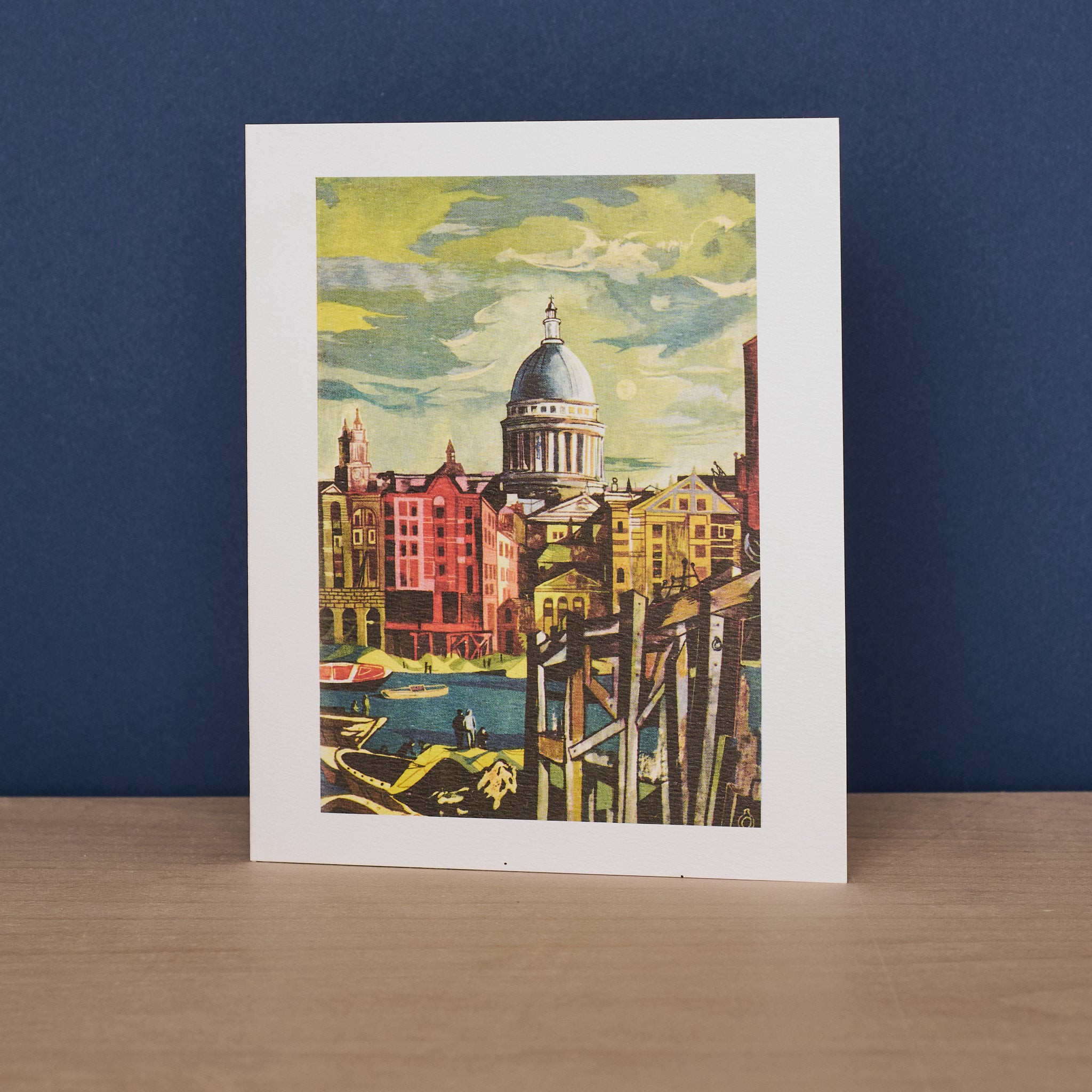 St Paul's From The River by John Minton – Art Angels