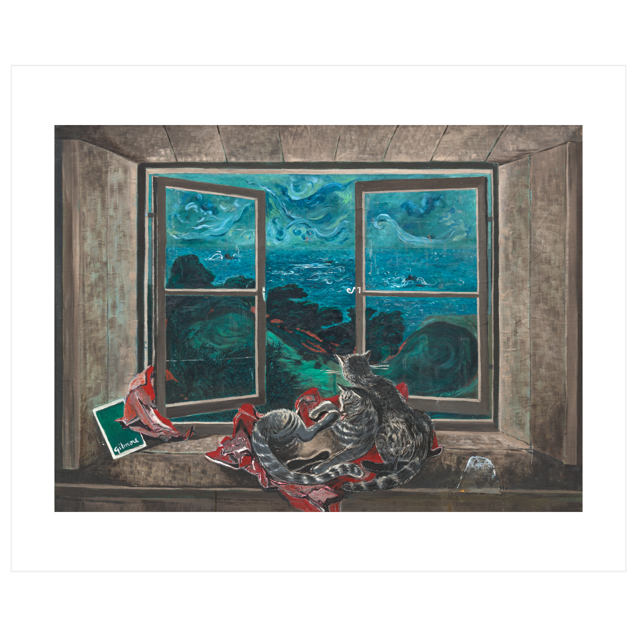 Cats at the Window, Le Châlet, Sark