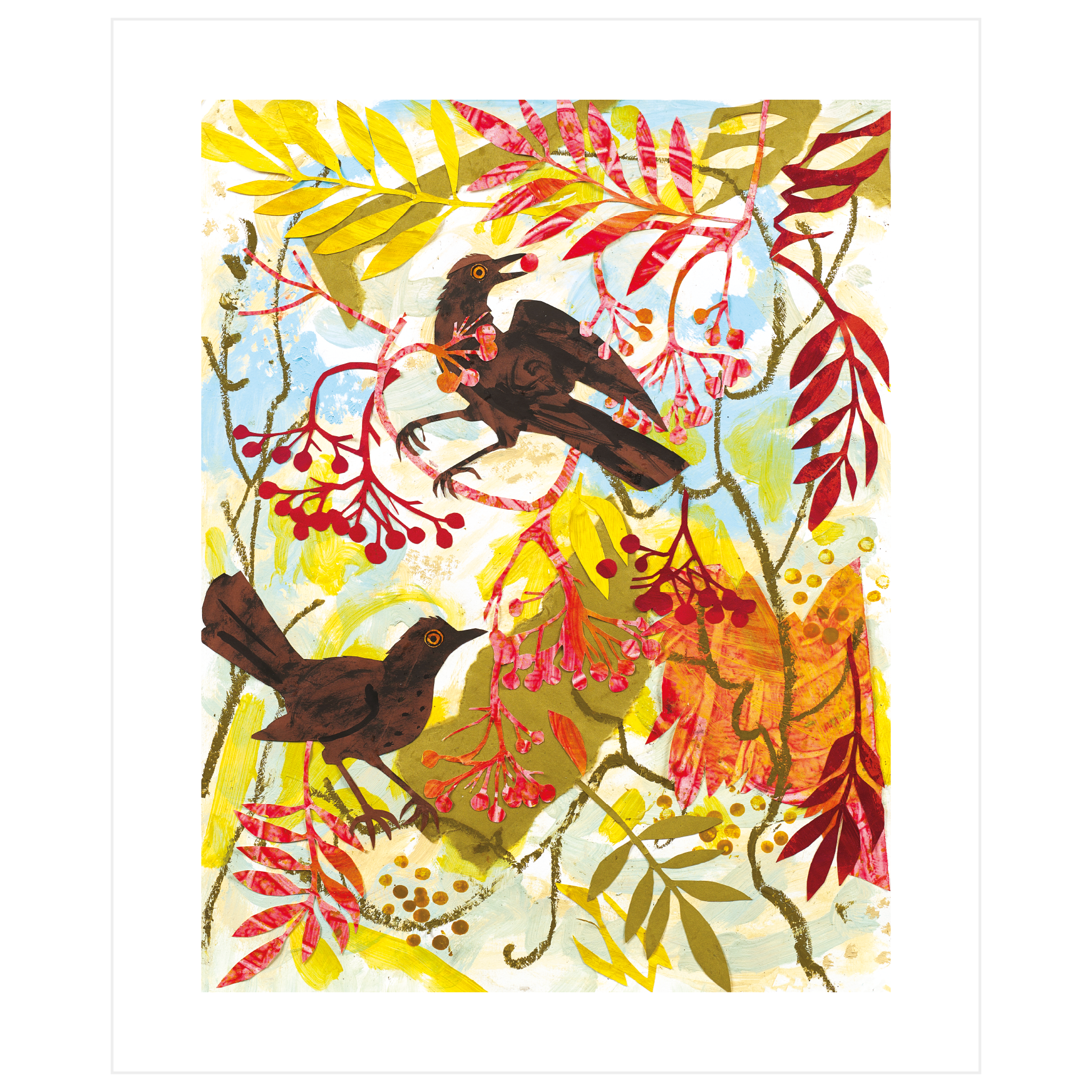 Blackbirds and Rowan