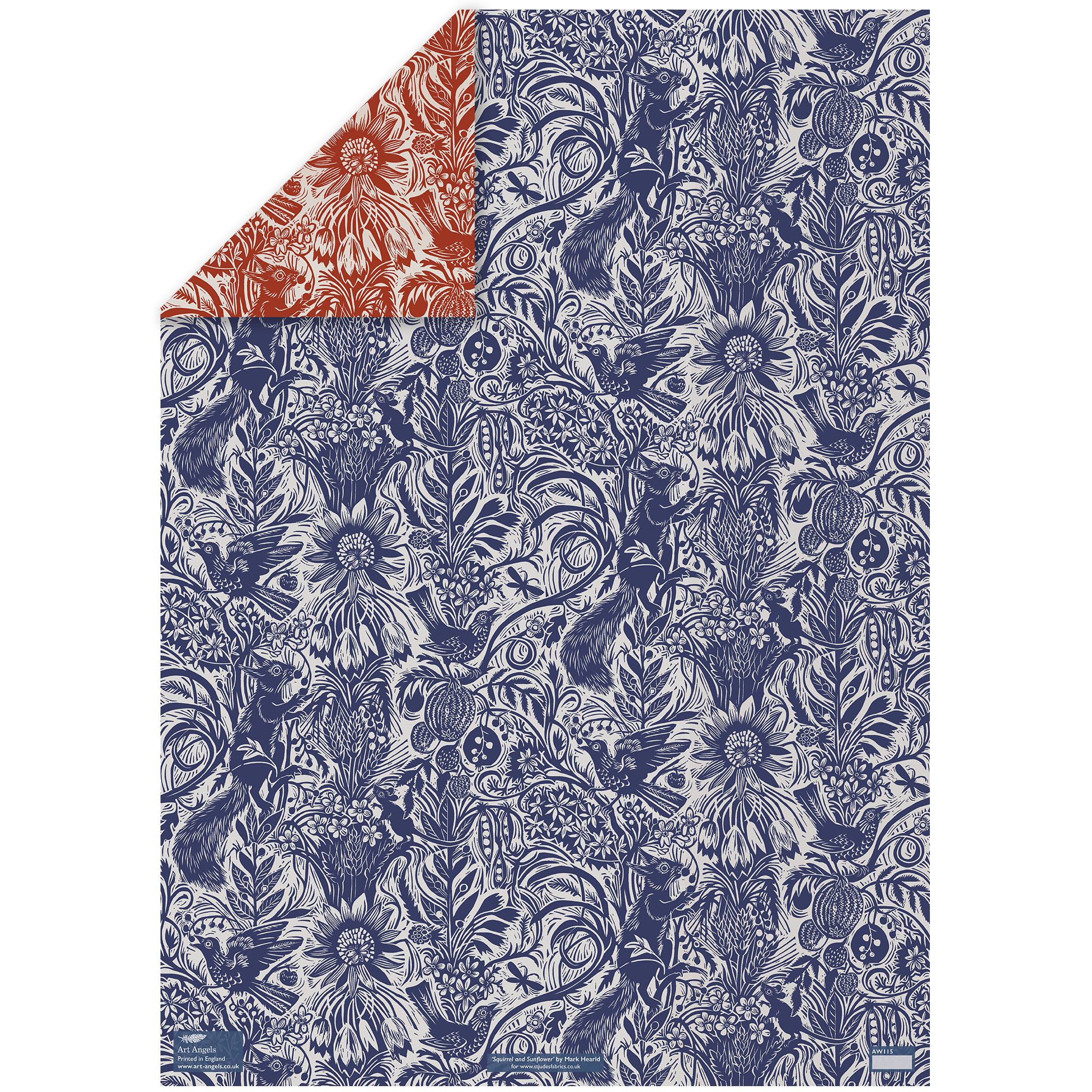 Squirrel and Sunflower Wrap