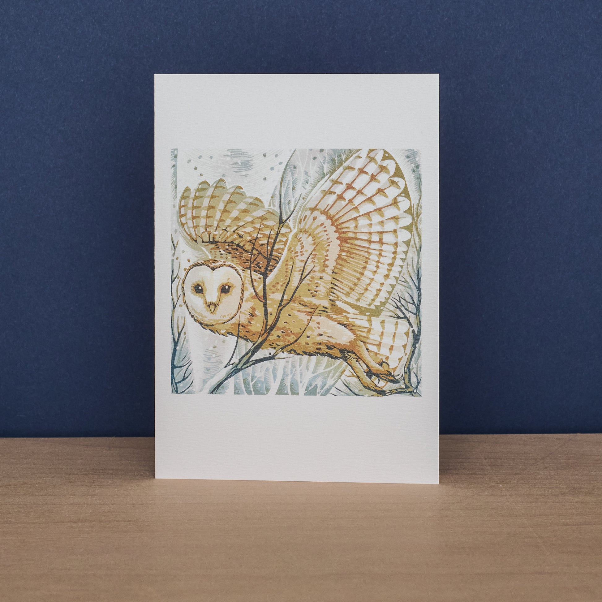 Barn Owl and Winter Fox