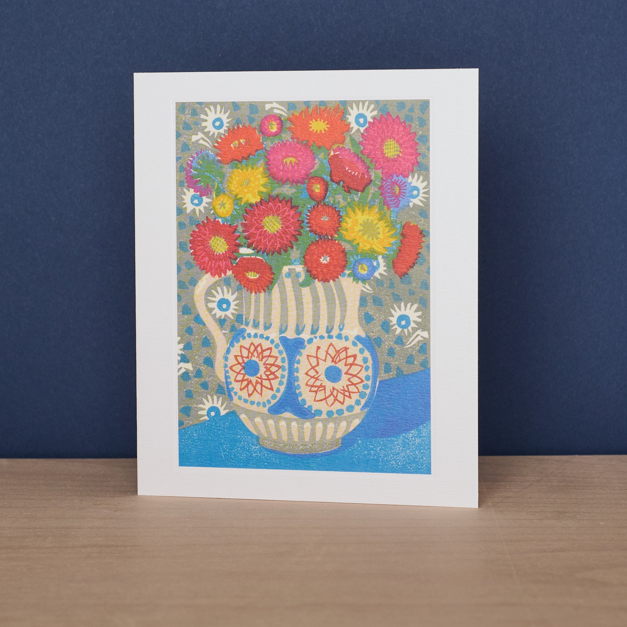 Asters In Bloomsbury Jug