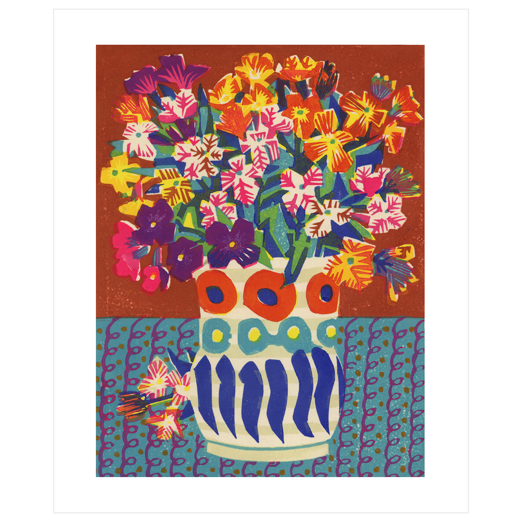 Wallflowers In Charleston Vase