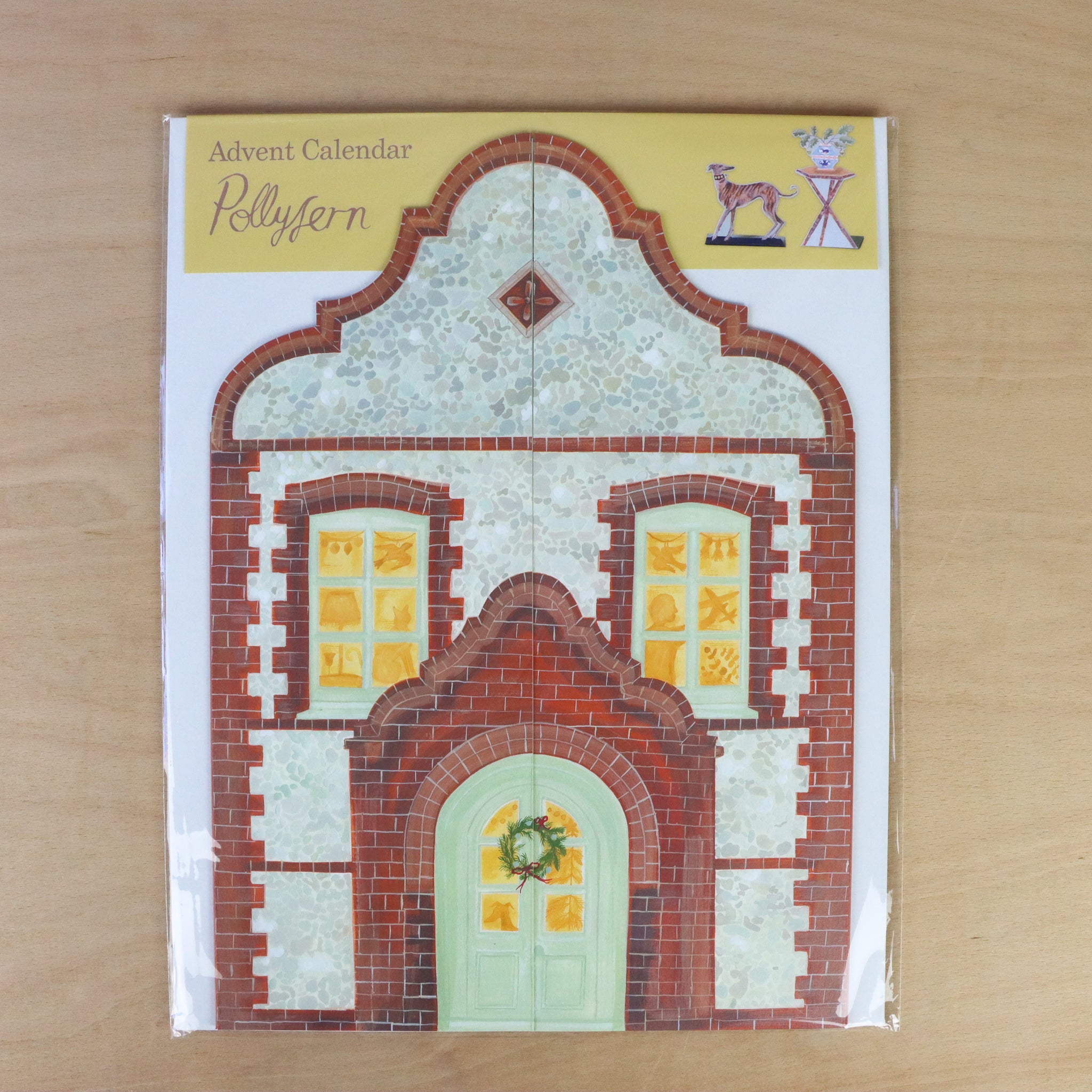 Dutch Gable Interior Advent Calendar