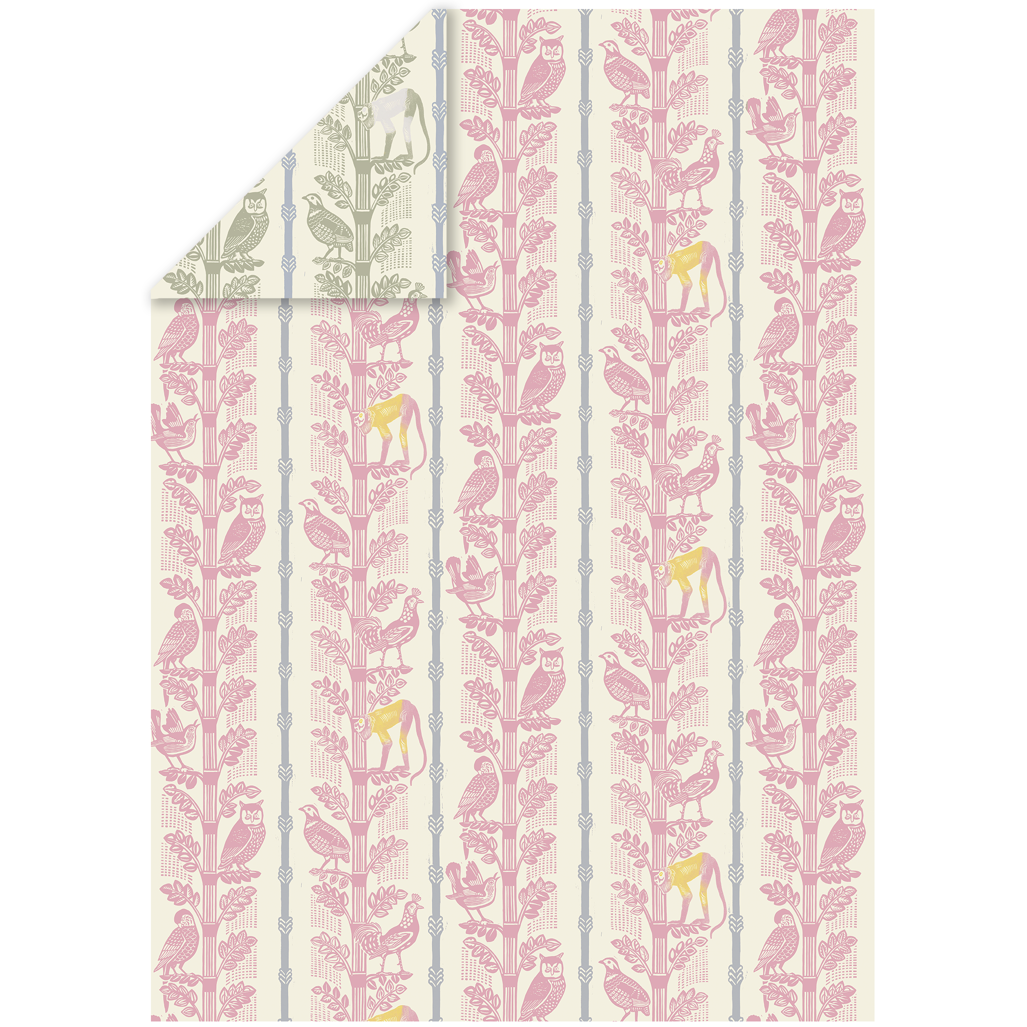 Monkeys And Birds Wrap