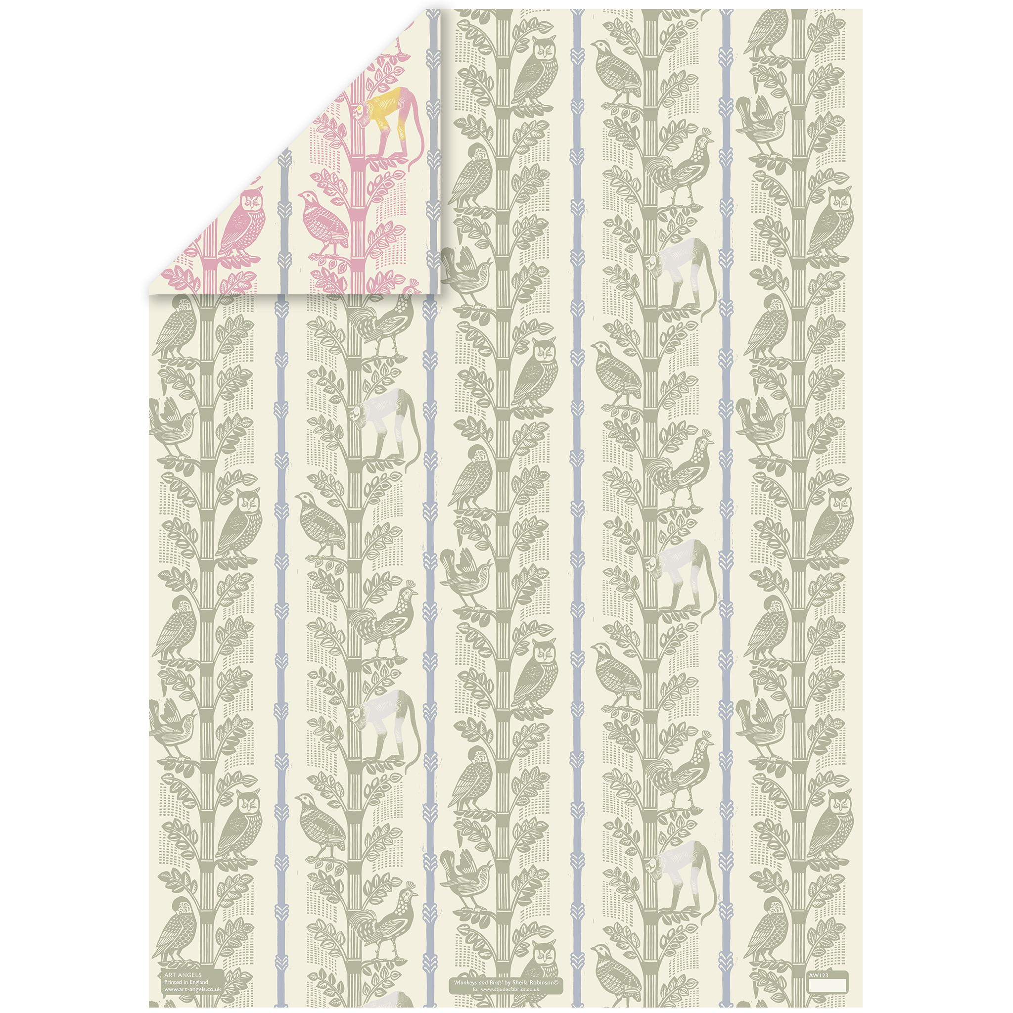 Monkeys And Birds Wrap