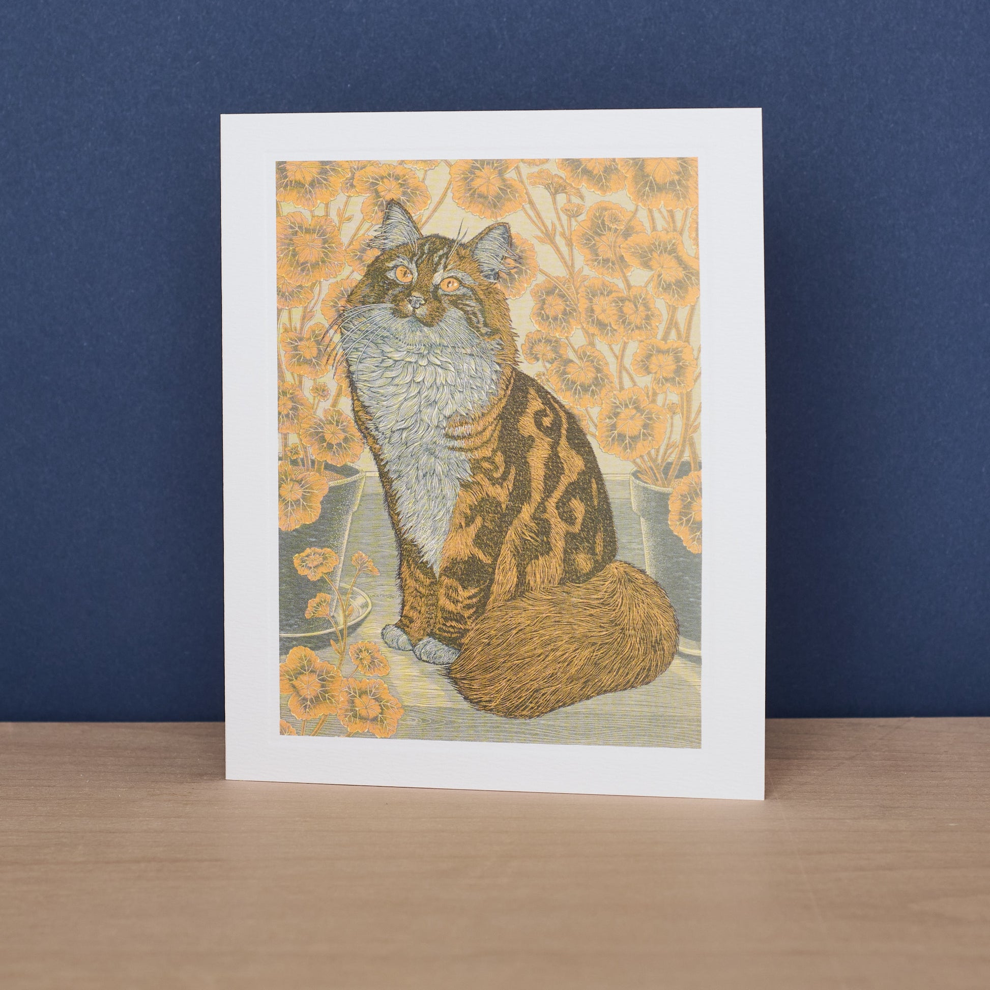 Helen With Geraniums