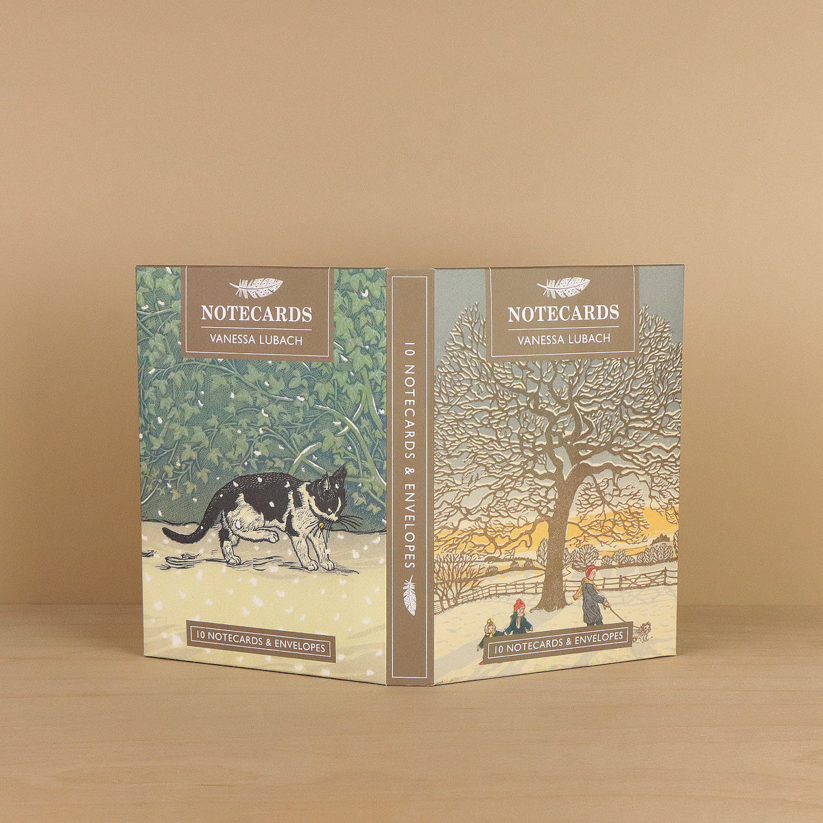 Winter Oak & Minim in the Snow