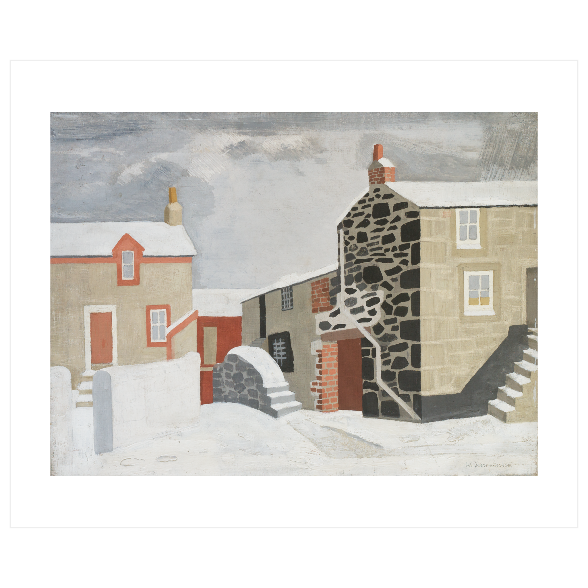Snow Scene, St. Ives