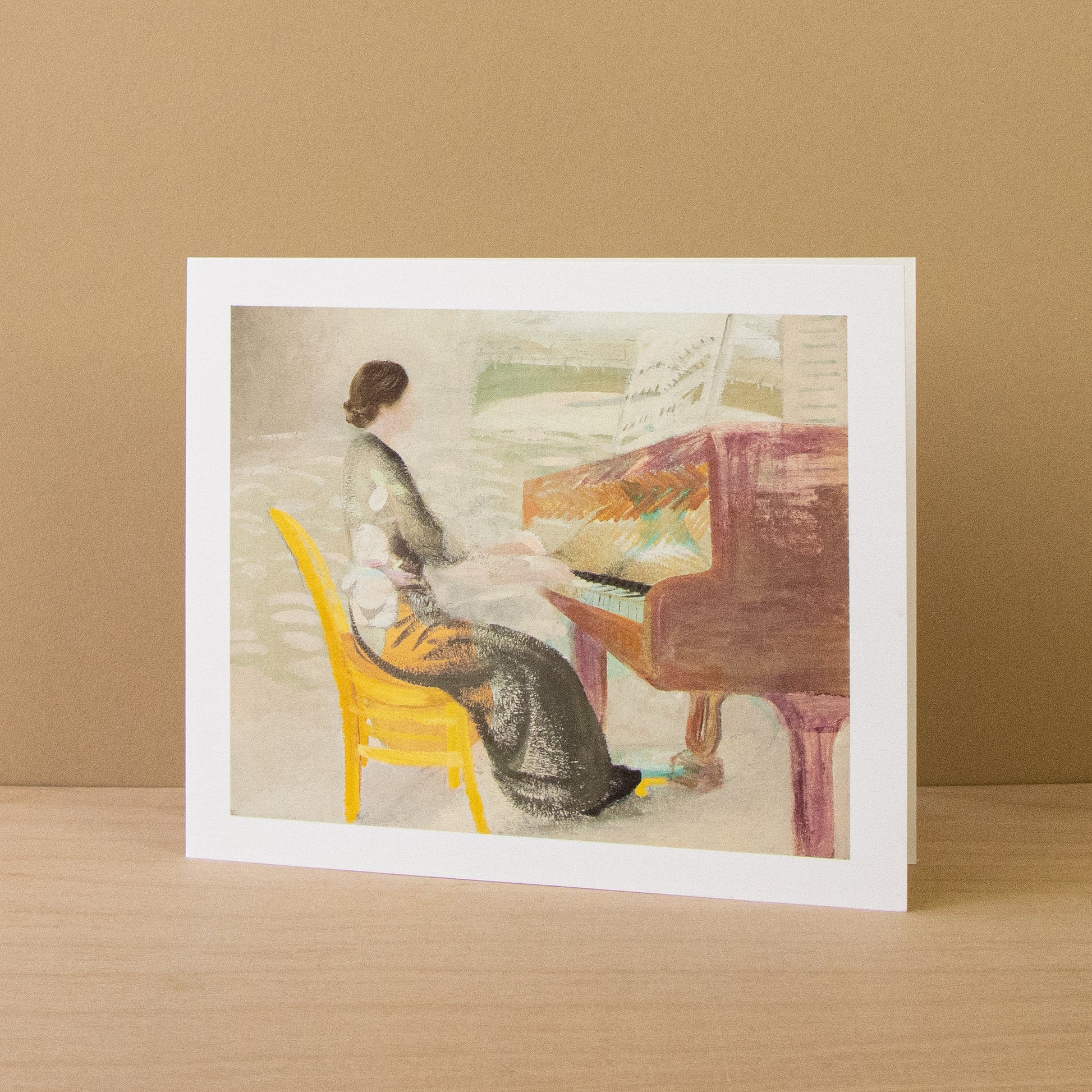 Woman Playing the Piano