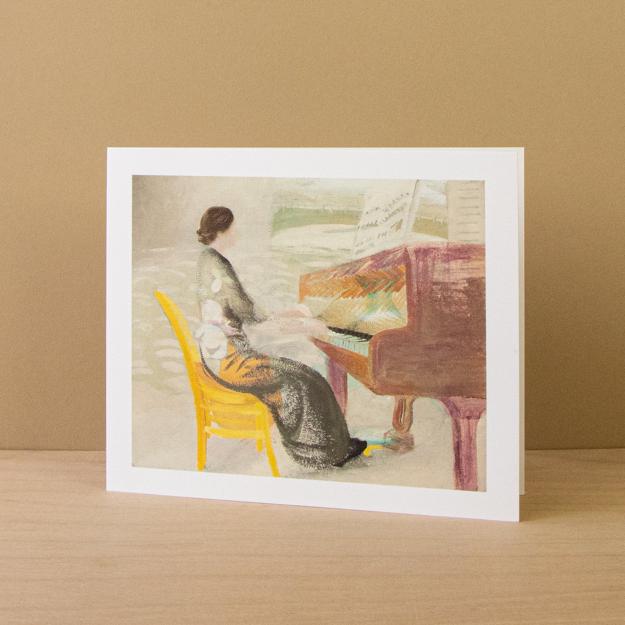 Woman Playing the Piano
